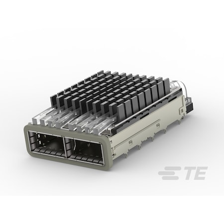 Te Connectivity Emi Gaskets, Sheets, Absorbers & Shielding Cage Assembly, 1X2, Qsfp28, Gasket, Hs, Lp 2170827-3
